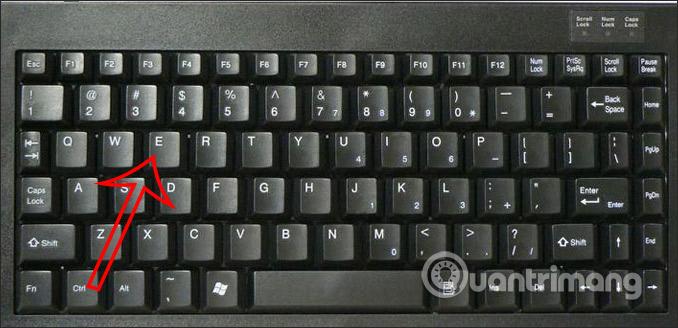 Dùng tổ hợp phím