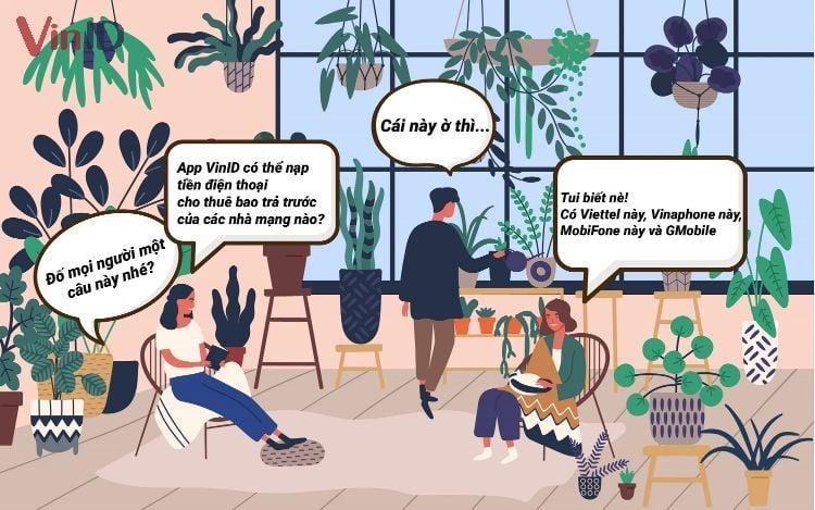 Nạp thẻ điện thoại qua ứng dụng VinID