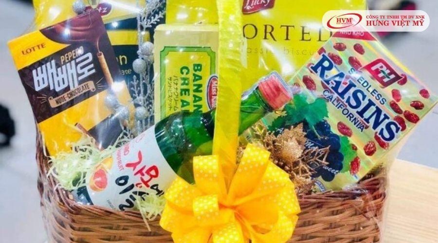 Mẫu giỏ quà tết đẹp, đơn giản