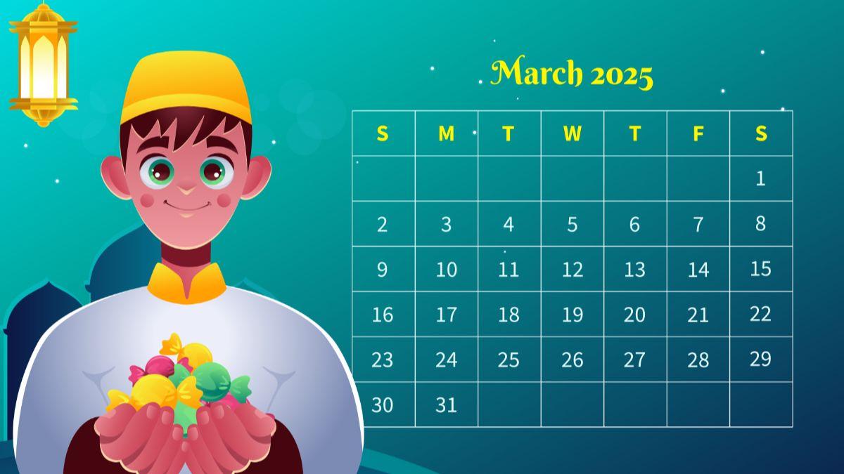 Tháng 3 năm 2025 có bao nhiêu ngày