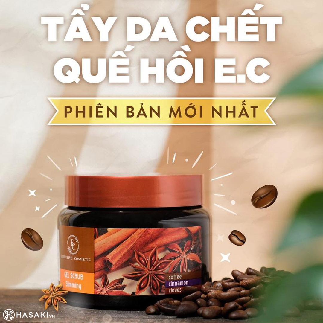 Tẩy Da Chết Toàn Thân Exclusive Cosmetic Quế Hồi Cafe 380g