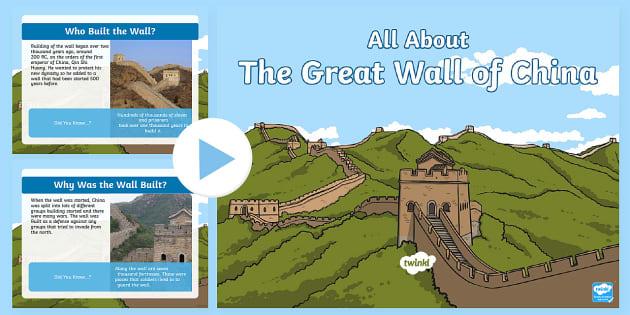 KS1 All About the Great Wall of China PowerPoint
