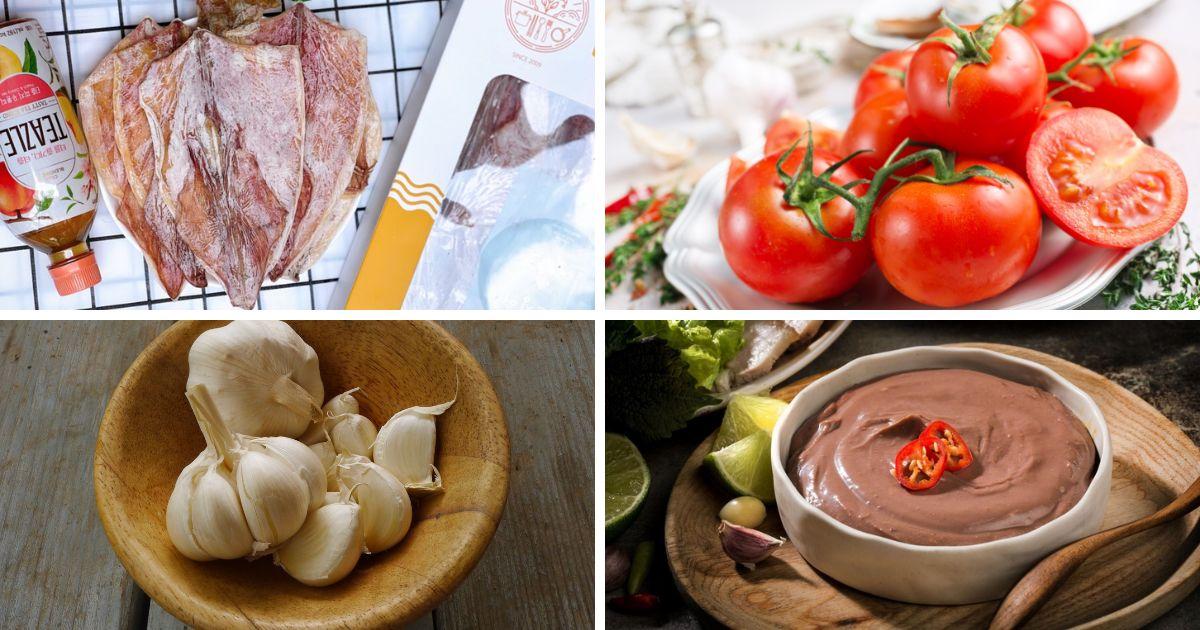 Học ngay cách nấu bún riêu mực khô chiêu đãi cả nhà cuối tuần