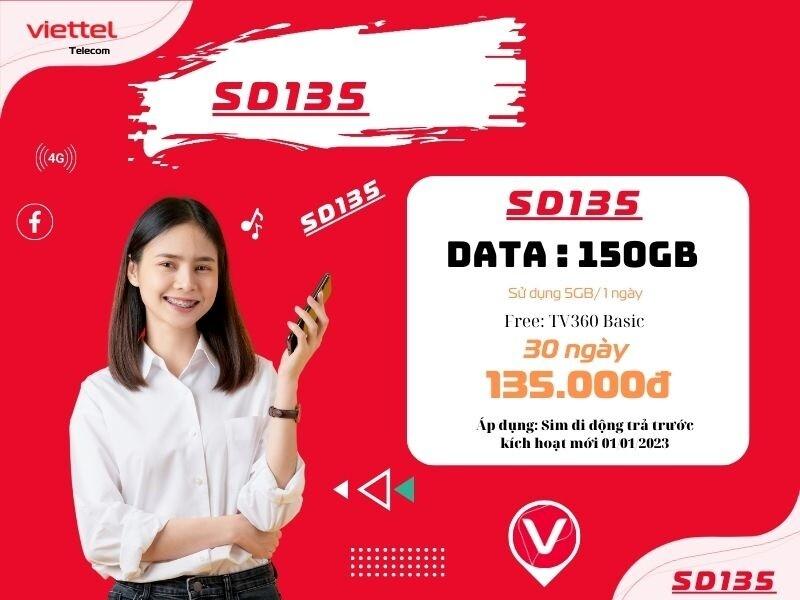 hủy gói SD135 Viettel