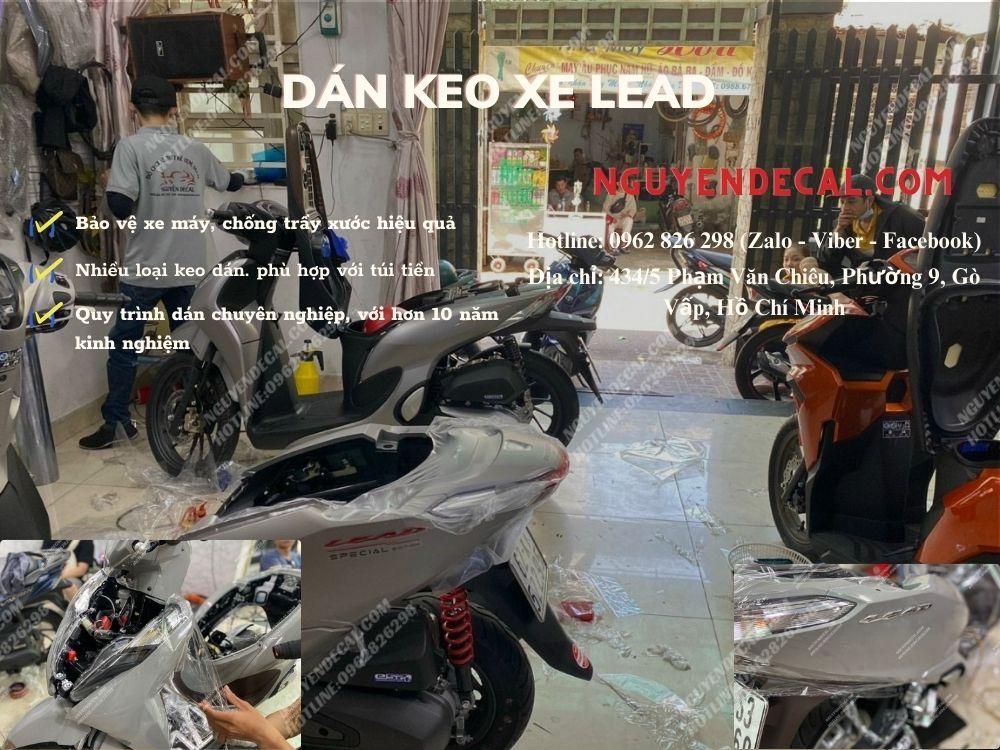 Dán keo xe Lead